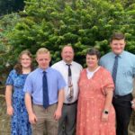 Missions With the Consfords - A Family photo of the Consford family