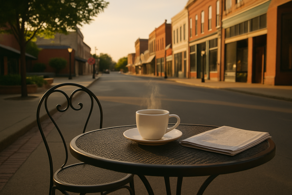 World-Wide Missions from a small town. A cup of coffee and a news paper to prepare for the day