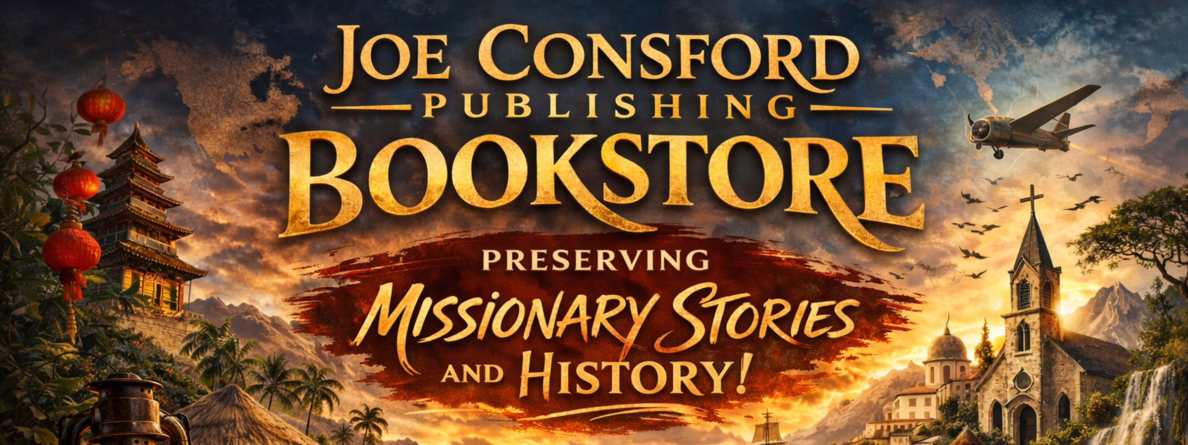 Joe Consford bookstore hero image